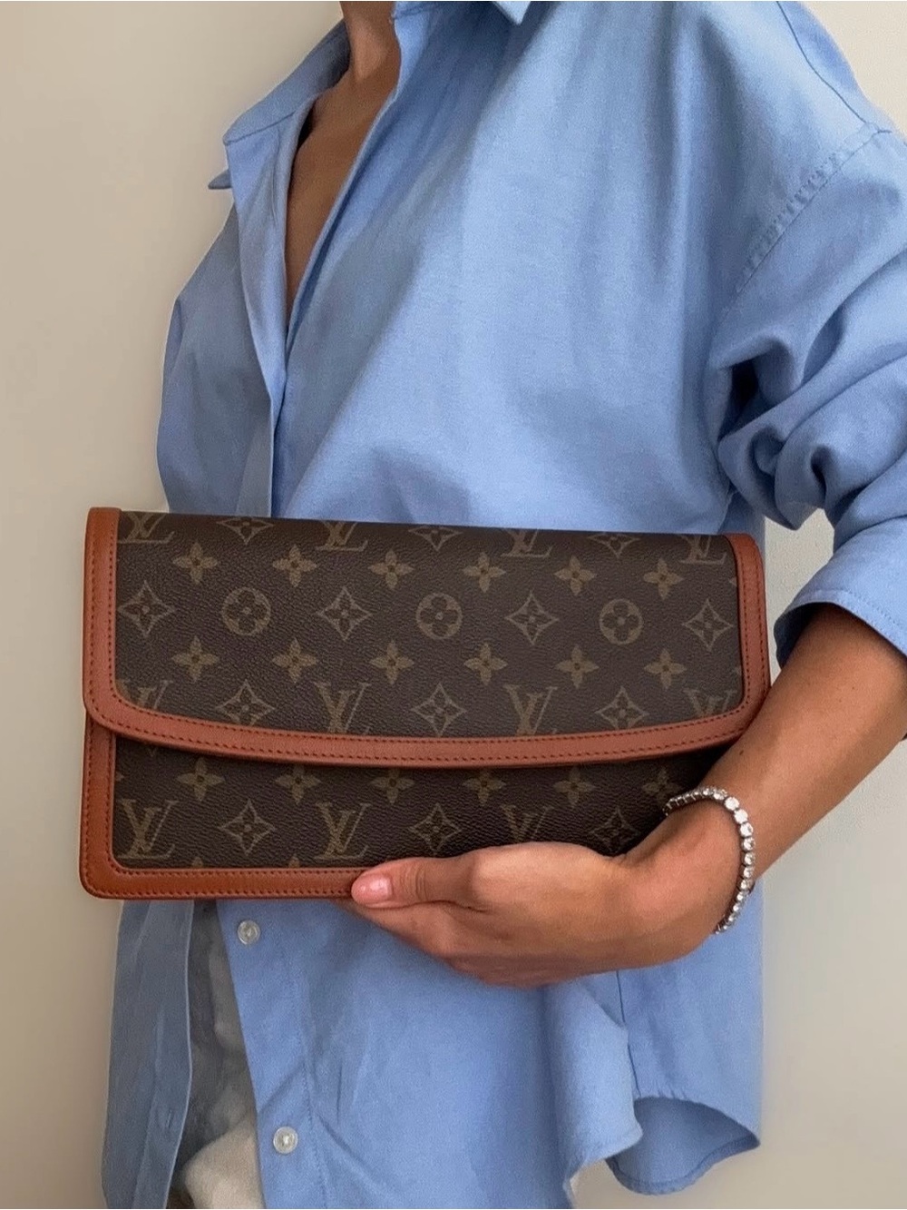 Vintage Louis Vuitton Clutch -  Monogram Pochette Dame GM Clutch Bag - Dec 1992